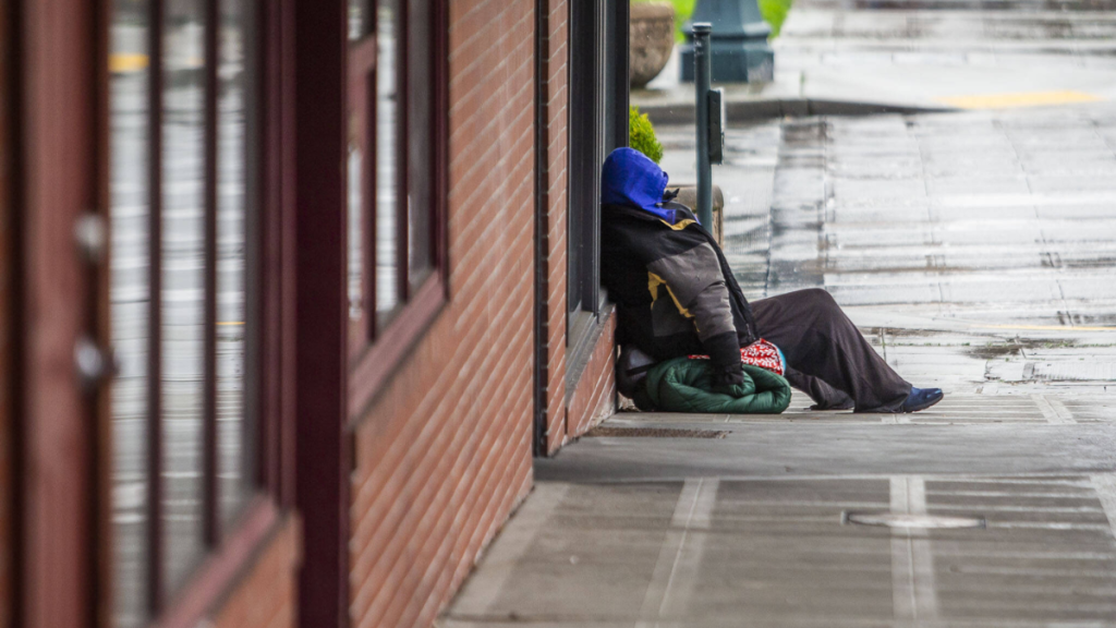 Man Sleeping Near School Bus Stop Accused of Possessing Meth