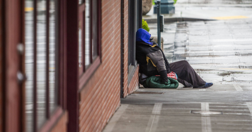 Man Sleeping Near School Bus Stop Accused of Possessing Meth