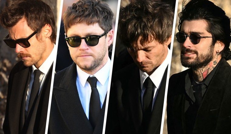 One Direction stars join family at Liam Payne’s funeral