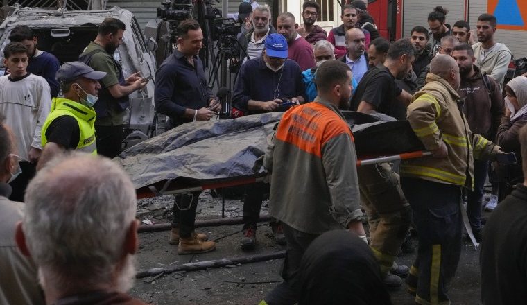 Israeli airstrikes in central Beirut kill 11 and injure dozens