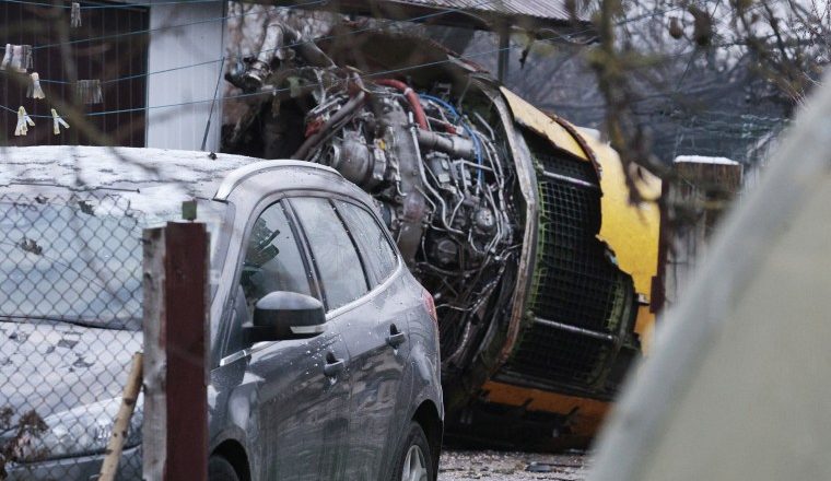 DHL cargo plane crashes into a house near Lithuania airport, killing 1