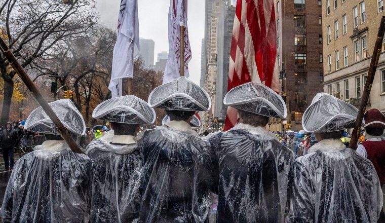 Parade in photos: A wet but joyful Thanksgiving Day celebration