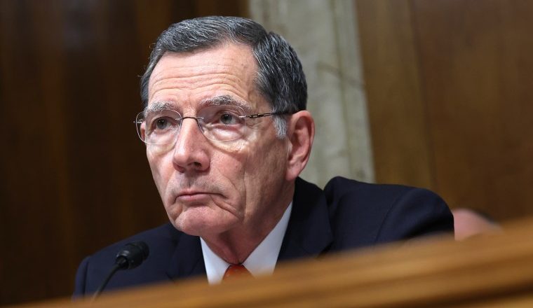 Sen. John Barrasso dodges when asked if Trump should maintain DOJ’s independence