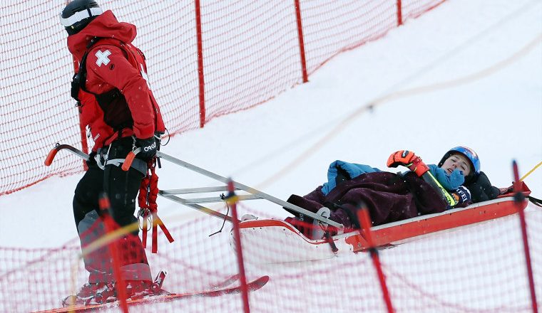 Mikaela Shiffrin describes ‘stab wound’ injury after dramatic World Cup race crash