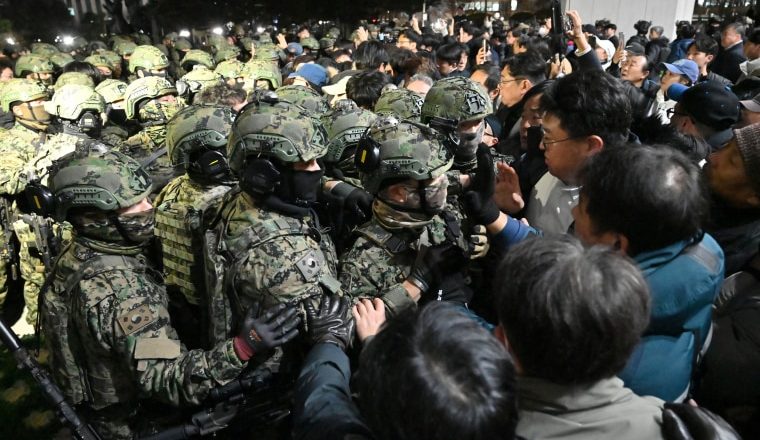 South Korean president declares martial law but is met with immediate opposition from parliament