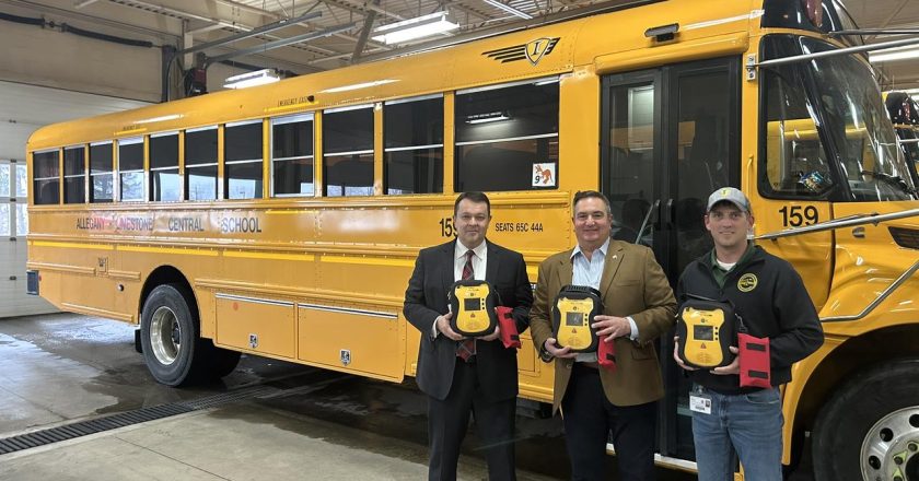 Allegany-Limestone Pioneers Life-Saving Initiative with AED-Equipped School Buses, Senator Borrello Applauds Safety First Approach