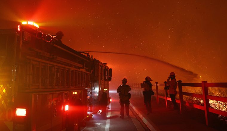 Thousands warned to evacuate in Southern California as wildfires threaten Malibu