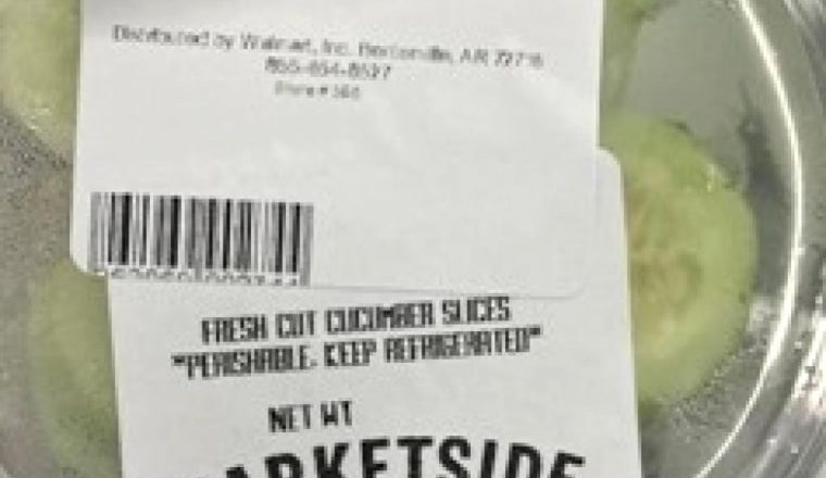 Walmart recalls cucumber slices sold in Texas stores over salmonella risk