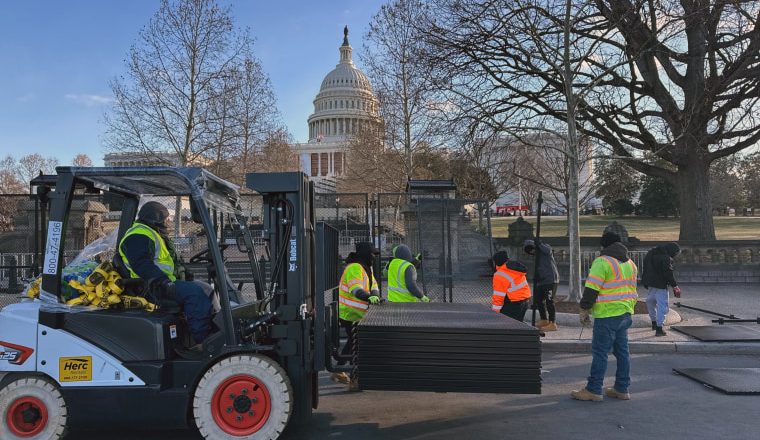 Capitol heavily secured for election certification as Trump’s Jan. 6 pardon plans remain largely a mystery