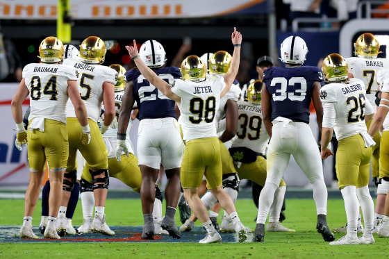 Notre Dame advances to national title game on last-second field goal vs. Penn State: Highlights