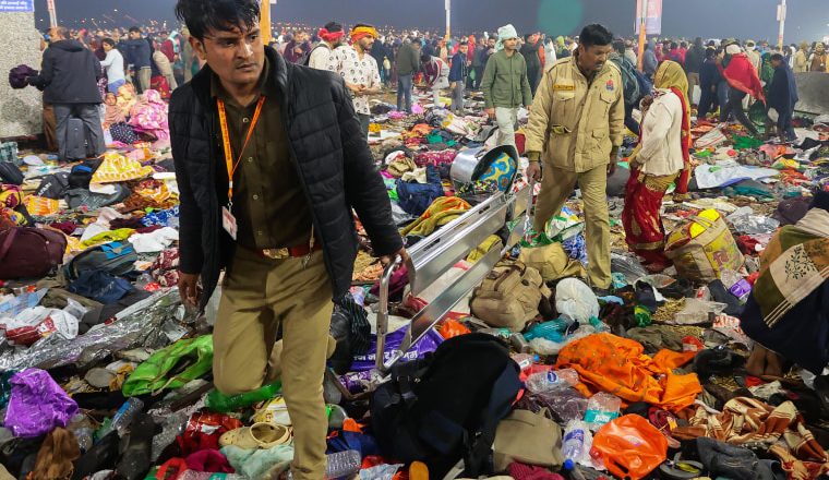 Police say at least 30 people have died in a stampede at the massive Maha Kumbh festival in India