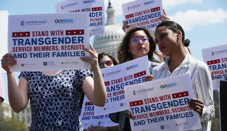 Trump expected to sign executive order barring transgender people from military service