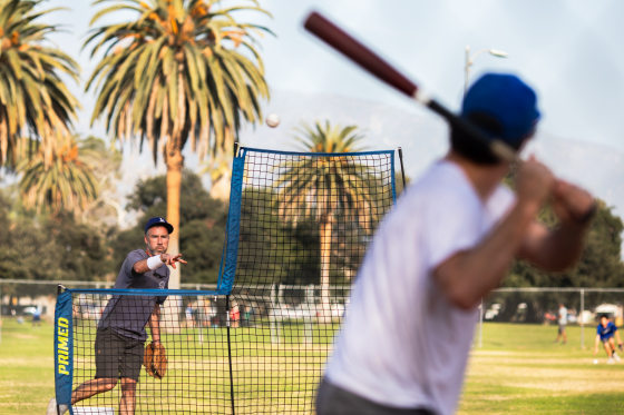 Baseball meetup helps a group of dads stitch life back together after L.A. fires