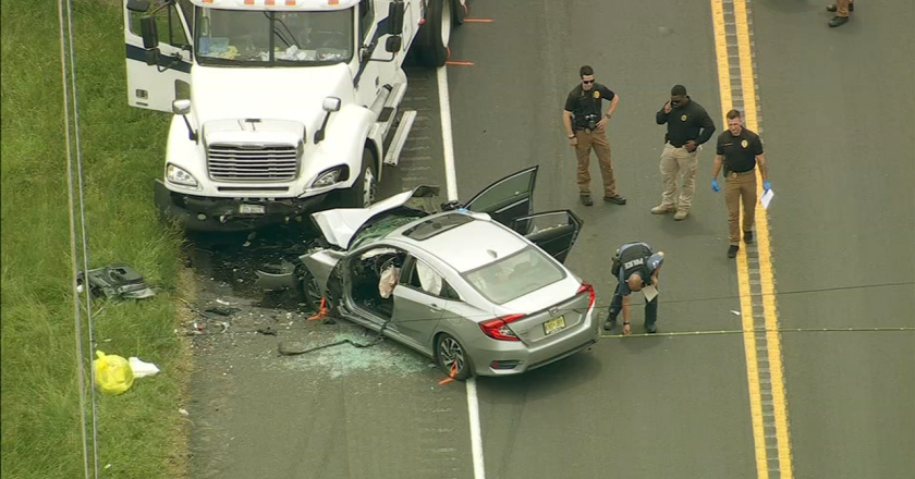One Dead and Two Seriously Injured in Head-On Collision in Hopewell Township