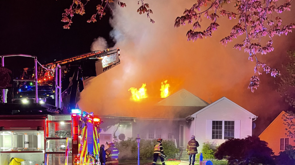 Early Morning House Fire in Hammonton Destroys Former Fire Chief’s Residence