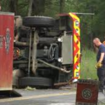 Fire Truck Overturns In Laurens County, crashing Into Tree And Injuring Two Firefighters