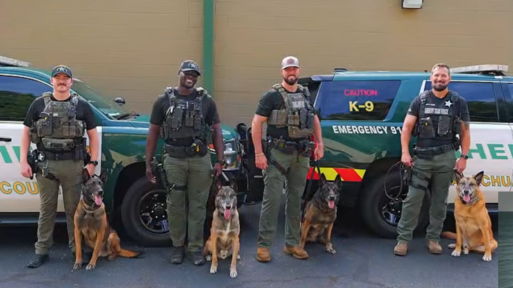 Four Loyal ASO K9s Hang Up Their Leashes After 7-8 Years of Dedicated Service
